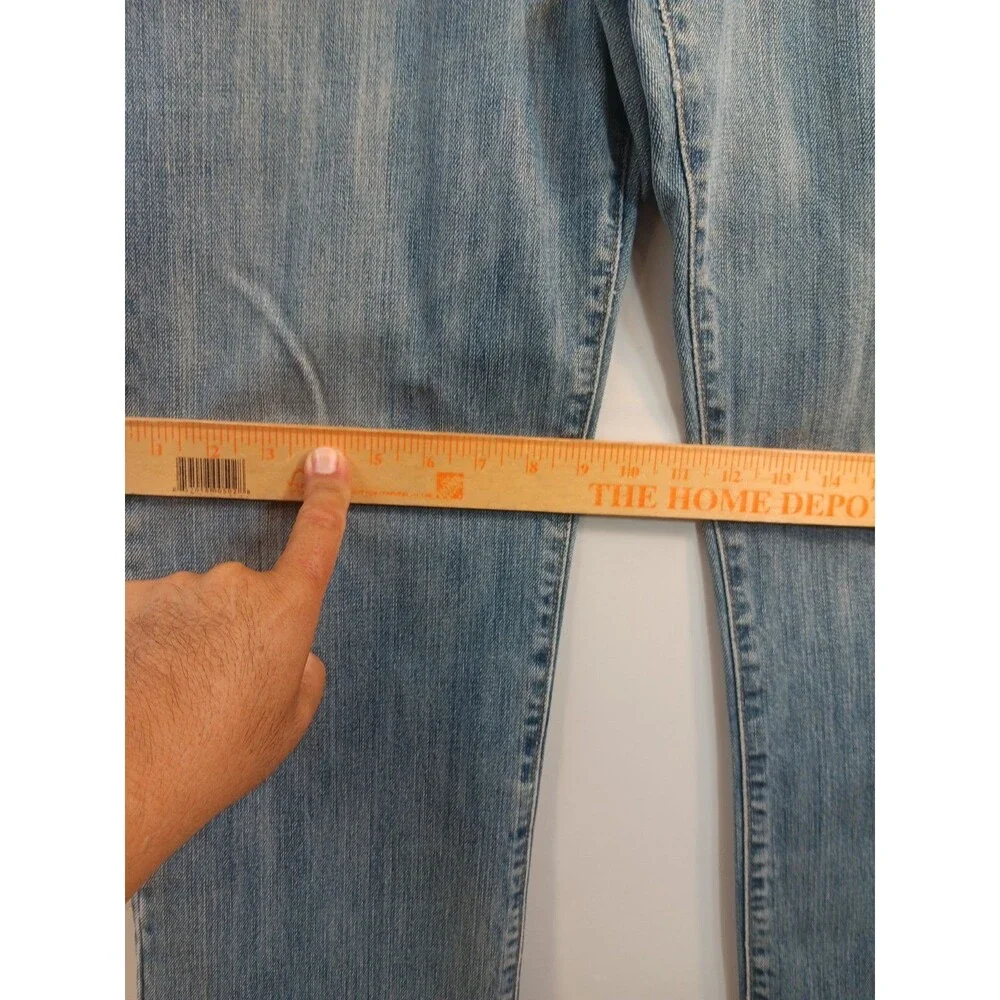 Polo Ralph Lauren Authentic Dungarees Jeans Mens 32x28 Blue Straight Leg Denim